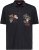 Adamo DURBAN Regular fit Polo Shirt Black - Pikétröjor - Stora pikétröjor - 2XL-8XL