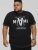 D555 BINGHAM State Of Miami Printed Crew Neck T-Shirt Black - T-shirts - Stora T-shirts - 2XL-14XL