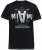 D555 BINGHAM State Of Miami Printed Crew Neck T-Shirt Black - T-shirts - Stora T-shirts - 2XL-14XL