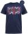 D555 DENNIS Official AC/DC Printed Crew Neck T-Shirt Navy Reno - T-shirts - Stora T-shirts - 2XL-14XL
