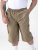 D555 Mason Capri pants with Leg pockets Sand - Shorts - Stora shorts W40-W60