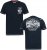 D555 GRAHAM YOSEMITE Chest And Back Printed Crew Neck T-Shirt Navy - T-shirts - Stora T-shirts - 2XL-14XL