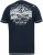 D555 GRAHAM YOSEMITE Chest And Back Printed Crew Neck T-Shirt Navy - T-shirts - Stora T-shirts - 2XL-14XL