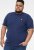D555 ORSTON Reno Fabric Crew Neck T-Shirt With Chest Embroidery Blue Reno - T-shirts - Stora T-shirts - 2XL-14XL