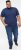 D555 ORSTON Reno Fabric Crew Neck T-Shirt With Chest Embroidery Blue Reno - T-shirts - Stora T-shirts - 2XL-14XL
