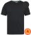 D555 Motherwell Thermal Short Sleeve T-Shirt Black - Underkläder & badkläder - Stora underkläder för män