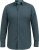 D555 MORGAN Micro AOP Long Sleeve Shirt With Concealed Button Down Collar Navy - Skjortor - Stora skjortor - 2XL-8XL