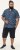 D555 Hartlepool Short Sleeve Vintage Car AOP Stretch Shirt Blue - Skjortor - Stora skjortor - 2XL-8XL