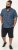 D555 Hartlepool Short Sleeve Vintage Car AOP Stretch Shirt Blue - Skjortor - Stora skjortor - 2XL-8XL