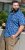 D555 Hartlepool Short Sleeve Vintage Car AOP Stretch Shirt Blue - Skjortor - Stora skjortor - 2XL-8XL