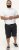 D555 Woking Dry Wear Fully Elasticated Polyester Shorts Navy - Träningskläder & friluft - Träningskläder till herr i stora storlekar