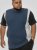 D555 Neath Cut And Sew Crew Neck T-Shirt Denim - T-shirts - Stora T-shirts - 2XL-14XL