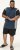 D555 Neath Cut And Sew Crew Neck T-Shirt Denim - T-shirts - Stora T-shirts - 2XL-14XL