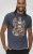 D555 Stockport Multi Coloured Guitar Printed T-Shirt Denim - T-shirts - Stora T-shirts - 2XL-14XL