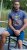 D555 Stockport Multi Coloured Guitar Printed T-Shirt Denim - T-shirts - Stora T-shirts - 2XL-14XL