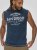 D555 Havant San Diego Printed Sleeveless T-Shirt French Navy - T-shirts - Stora T-shirts - 2XL-14XL