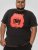 D555 Uxbridge Official ACDC Band Printed Crew Neck T-Shirt Washed Black - T-shirts - Stora T-shirts - 2XL-14XL
