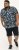 D555 Halifax AOP Hawaiian Print Short Sleeve Polo Blue - T-shirts - Stora T-shirts - 2XL-14XL