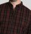 D555 Horsham Long Sleeve Shirt with Chest Pocket Burgundy/Black Check - Skjortor - Stora skjortor - 2XL-8XL