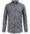 D555 Wakefield Long Sleeve AOP Guitar Printed Shirt Grey - Skjortor - Stora skjortor - 2XL-8XL