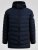 D555 Workington Vadderad Jacka med Huva och Sherpafoder Marinblå - Jackor - Stora jackor - 2XL-12XL