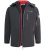 D555 Fretwell Padded Softshell Jacket with Detachable Hood Black - Jackor - Stora jackor - 2XL-12XL