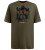 D555 Stockton Gorilla Playing Drums Crew Neck T-Shirt Khaki - T-shirts - Stora T-shirts - 2XL-14XL