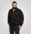 D555 Russel Fleece Sweatshirt with Chest Embroidery Black - Tröjor & hoodies - Stora hoodies & tröjor - 2XL-14XL