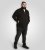 D555 Russel Fleece Sweatshirt with Chest Embroidery Black - Tröjor & hoodies - Stora hoodies & tröjor - 2XL-14XL