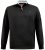 D555 Russel Fleece Sweatshirt with Chest Embroidery Black - Tröjor & hoodies - Stora hoodies & tröjor - 2XL-14XL