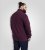 D555 Lancaster Quiltad Sweatshirt Vinröd - Tröjor & hoodies - Stora hoodies & tröjor - 2XL-14XL
