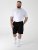 D555 Robinson 1 Fleece Cargo Shorts med Elastisk Midja Svart - Mjukisbyxor och -shorts - Mjukisbyxor & Mjukisshorts 2XL-12XL