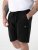D555 Robinson 1 Fleece Cargo Shorts med Elastisk Midja Svart - Mjukisbyxor och -shorts - Mjukisbyxor & Mjukisshorts 2XL-12XL