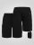 D555 Robinson 1 Fleece Cargo Shorts med Elastisk Midja Svart - Mjukisbyxor och -shorts - Mjukisbyxor & Mjukisshorts 2XL-12XL