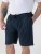 D555 Mitchell 2 Stretch Shorts med Elastisk Midja Marinblå - Mjukisbyxor och -shorts - Mjukisbyxor & Mjukisshorts 2XL-12XL