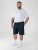 D555 Mitchell 2 Stretch Shorts med Elastisk Midja Marinblå - Mjukisbyxor och -shorts - Mjukisbyxor & Mjukisshorts 2XL-12XL