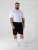 D555 Thomas Stretch Shorts med Elastisk Midja Svart - Shorts - Stora shorts W40-W60