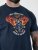 D555 Hockney T-shirt med Motorcykeltryck Marinblå - T-shirts - Stora T-shirts - 2XL-14XL