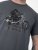 D555 Craig Gorilla Biker T-shirt med tryck Mörkgrå - T-shirts - Stora T-shirts - 2XL-14XL