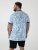 D555 Shoreham AO T-shirt med Venice Beach tryck Blå - T-shirts - Stora T-shirts - 2XL-14XL