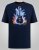 D555 Slater Tryckt T-shirt Mörkblå - T-shirts - Stora T-shirts - 2XL-14XL