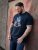 D555 Slater Tryckt T-shirt Mörkblå - T-shirts - Stora T-shirts - 2XL-14XL