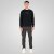 Double Outfitters MTOP-1151 Sweatshirt Svart - Tröjor & hoodies - Stora hoodies & tröjor - 2XL-14XL
