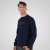 Double Outfitters MTOP-1151 Sweatshirt Mörkblå - Tröjor & hoodies - Stora hoodies & tröjor - 2XL-14XL