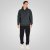 Double Outfitters MTOP-1160 Hoodie med dragkedja Mörkgrön - Tröjor & hoodies - Stora hoodies & tröjor - 2XL-14XL