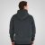 Double Outfitters MTOP-1160 Hoodie med dragkedja Mörkgrön - Tröjor & hoodies - Stora hoodies & tröjor - 2XL-14XL
