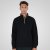Double Outfitters MTOP-1163 Sweatshirt med halv dragkedja Svart - Tröjor & hoodies - Stora hoodies & tröjor - 2XL-14XL