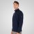 Double Outfitters MTOP-1163 Sweatshirt med halv dragkedja Mörkblå - Tröjor & hoodies - Stora hoodies & tröjor - 2XL-14XL