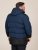D555 Hank Ripstop Contrast Panelled Padded Hooded Jacket Mörkblå - Jackor - Stora jackor - 2XL-12XL