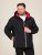 D555 Jamie Soft Shell Detachable Hood Padded Jacket Svart - Jackor - Stora jackor - 2XL-12XL